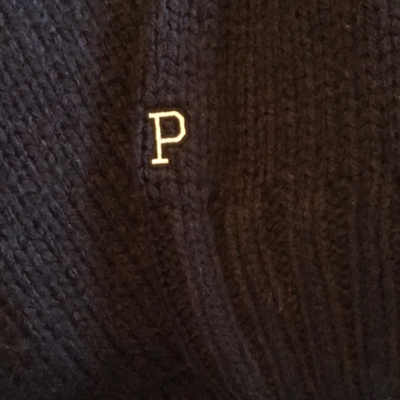 PINK Victoria’s Secret Navy Bulky Knit 🧶 Sweater - Picture 3 of 6